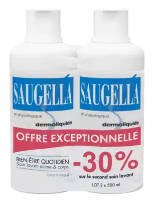 Saugella Emulsion Dermoliquide Lavante 2fl/500ml à Périgueux